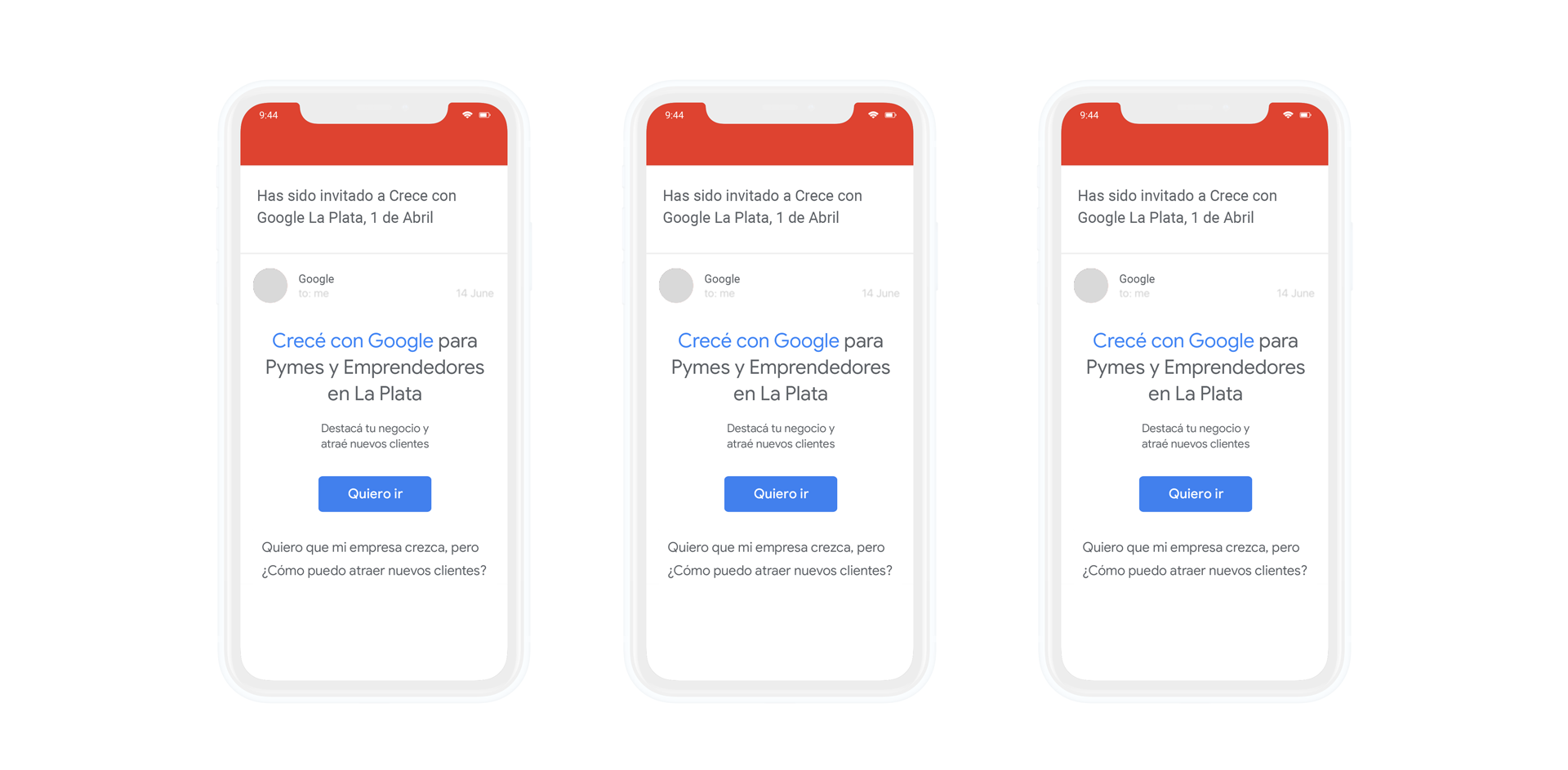 Grow with Google — pieza del sistema