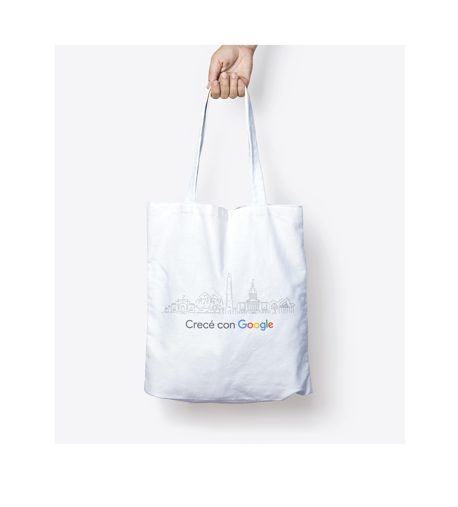 Grow with Google — tote bag de merchandising