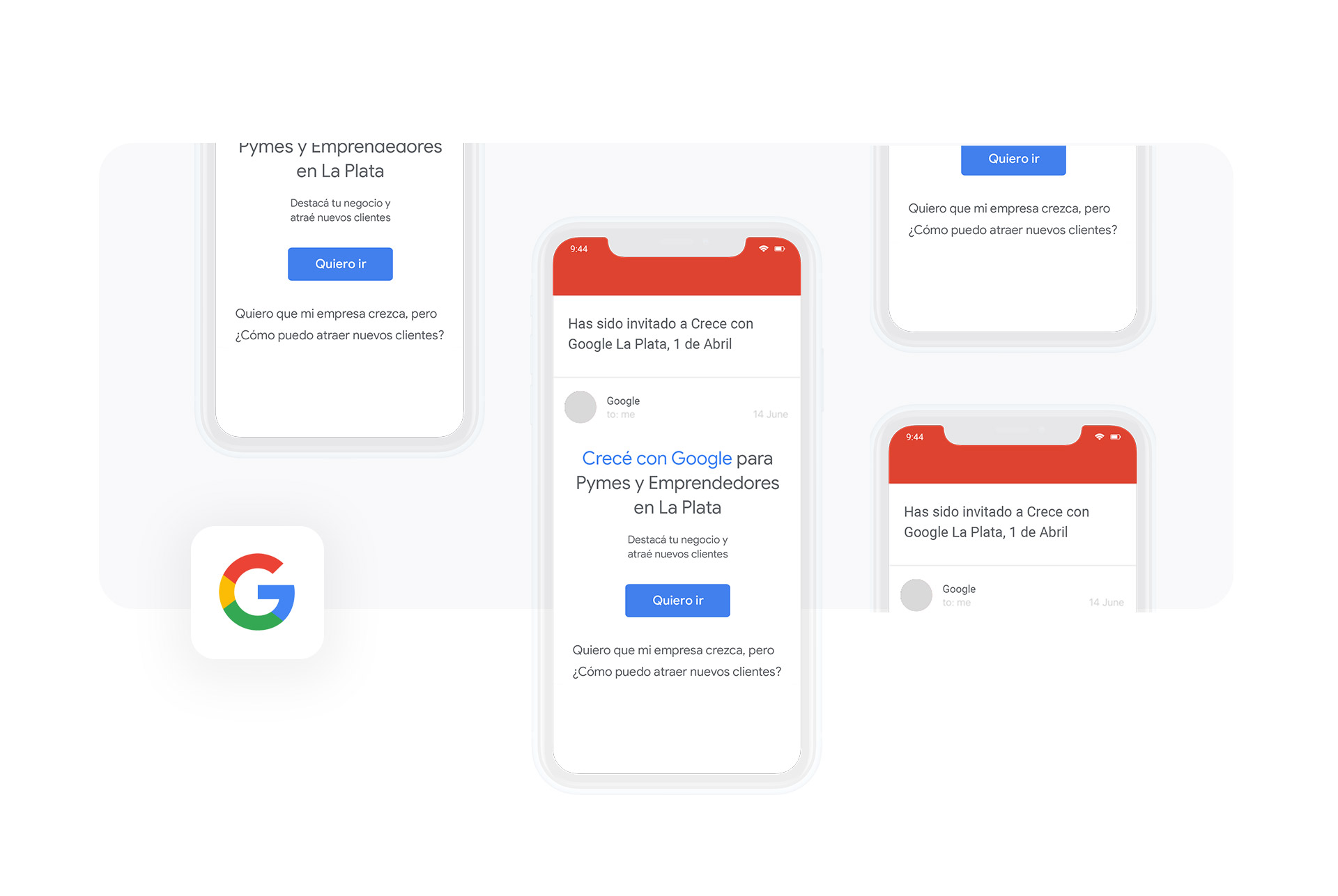 Google EDMs — pieza de campaña